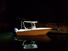 New - 2 Inch Marine Flush Mount Spreader Light - Black Oak LED Pro Series 3.0