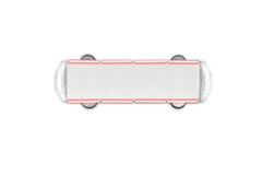 New- 20 Inch Mini Emergency Light Bar, TIR Optics