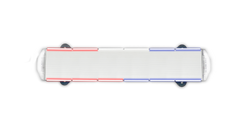 New- 30 Inch Emergency Light Bar, TIR Optics