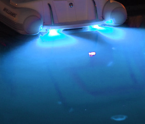 Lumières LED étanches Multicolores Pour Bateau - Télécommande Incluse