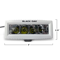 4 Inch Marine LED Spreader Light | Flood Optics | Pro Series 3.0 (40W)