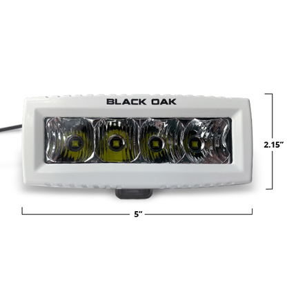 4 Inch Marine LED Spreader Light | Flood Optics | Pro Series 3.0 (40W)