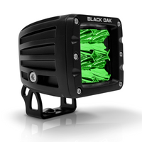 2 Inch Green Hog Hunting LED Pod Light | Flood Optics | Pro Series 3.0 (12W)