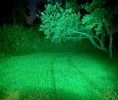 New - 2 Inch Green LED Diffused Hog Hunting Pod Light - Black Oak LED Pro Series 3.0