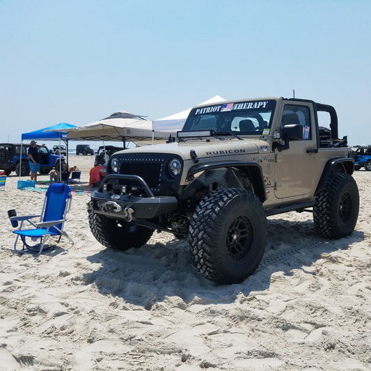 (07-17) Jeep JK - 20" Double Row Hood Mount Kit