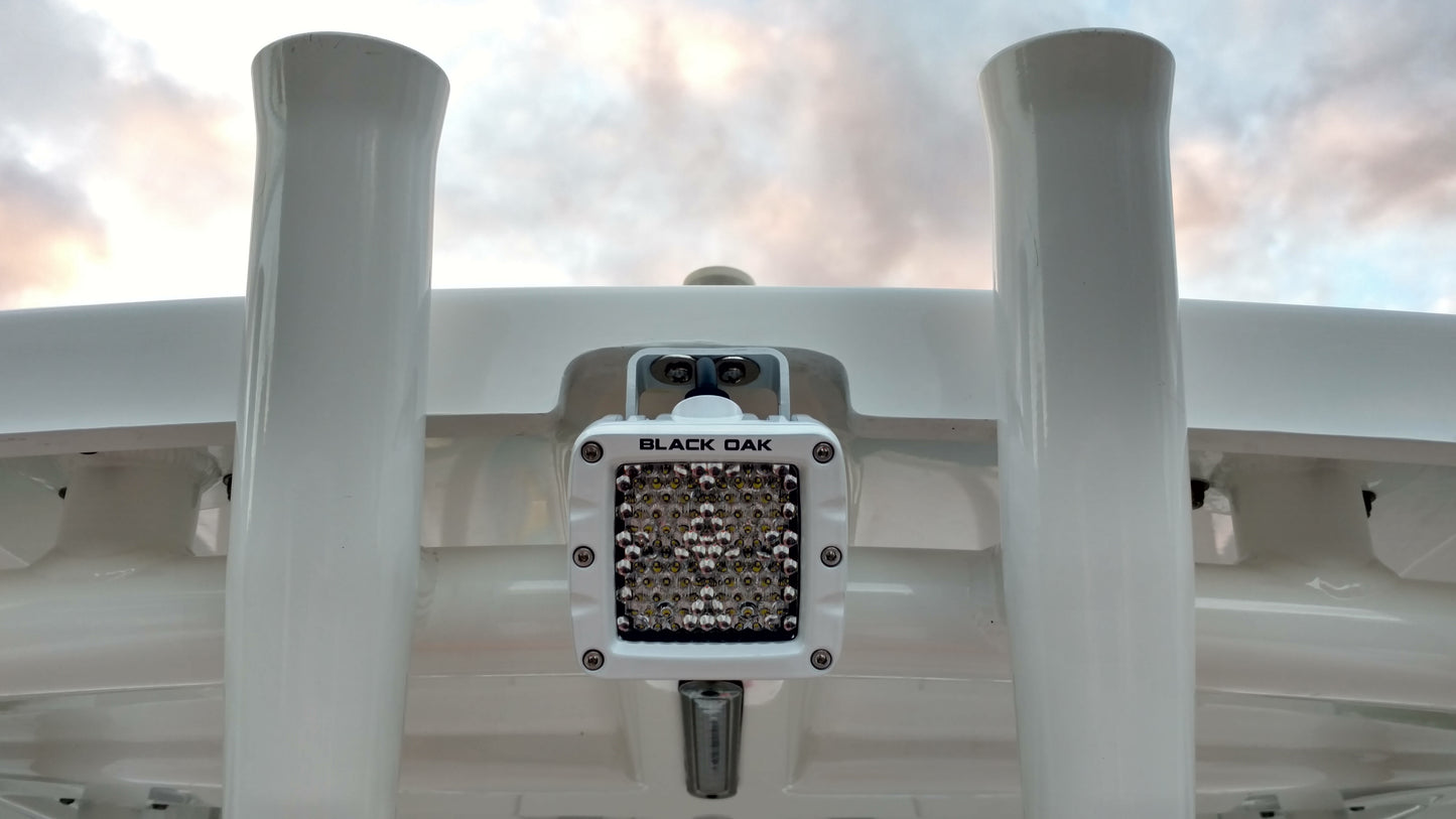 Marine LED Spreader Light Pod Kit - Black Oak LED Pro Series 3.0