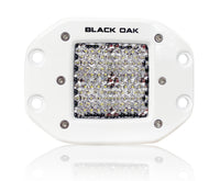 Marine Flush Mount LED POD Light: 40w CREE - Diffused: Black Oak LED Pro Series 3.0