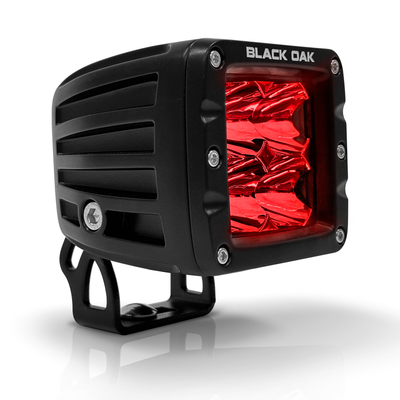 2 Inch Red Predator Hunting LED Pod Light - Pro Series 3.0 | Spot or Flood (12W)