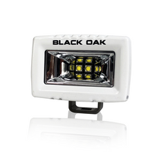 New - 2 Inch Marine LED Flood Scene Spreader Light - Black Oak LED Pro Series 3.0