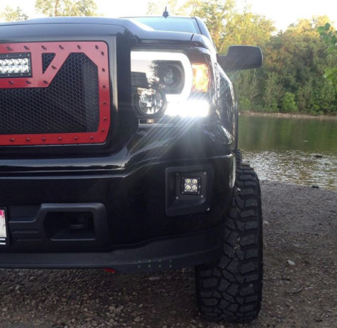 GMC Sierra fog lights from Black Oak LED