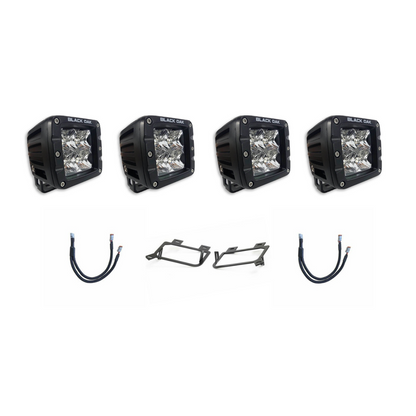 10-18) Ram 2500/3500 - Fog Light Pod Kit Black Oak LED 10-18) Ram 2500/3500 - Fog Light Pod Kit Black Oak LED