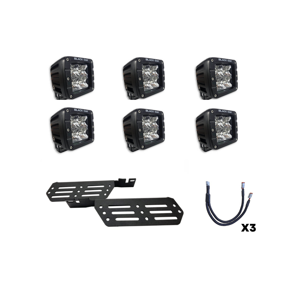 (17-21) Ford F150 Raptor - Lower Bumper Fog Light Pod Kit (17-21) Ford F150 Raptor - Lower Bumper Fog Light Pod Kit