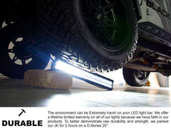 New - 6 Inch Marine: Black Oak LED Pro Series 3.0 Double Row LED Light Bar - Combo, Flood, or Spot Optics (36w/60w)