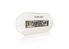 New - 4 Inch Marine Flush Mount Spreader Light - Black Oak LED Pro Series 2.0