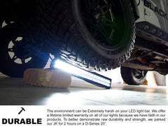 New - 30 Inch Single Row: Black Oak LED Pro Series 3.0 LED Light Bar - Combo, Flood, or Spot Optics (90w/150w)